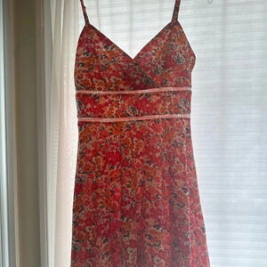 June & Ivy XS Sleeveless Floral Dress